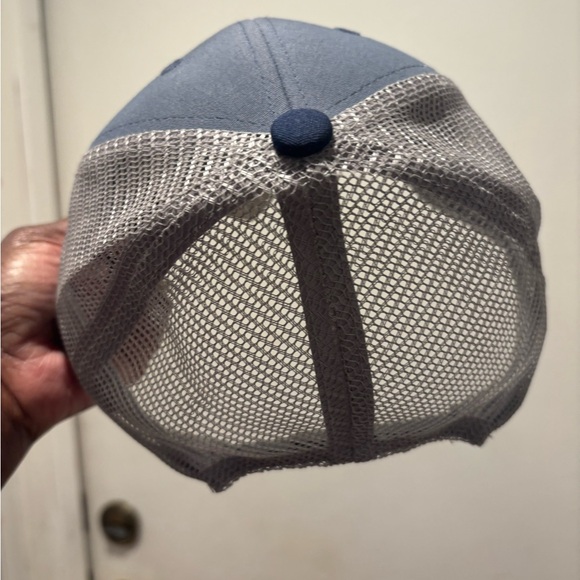 Patagonia Gray and Blue Buffalo Cap Baseball Cap Hat Unisex OS - Picture 4 of 7